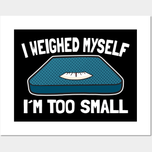 Funny Body Scale Bodyweight Fat People Overweight Posters and Art